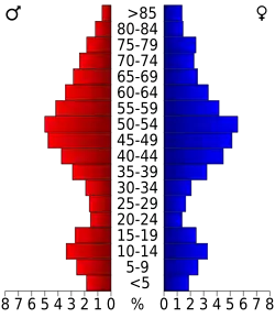 Bevolkingspiramide San Juan County