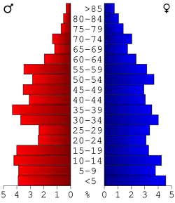 Bevolkingspiramide Schley County