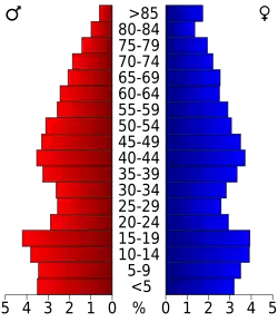 Bevolkingspiramide Seminole County