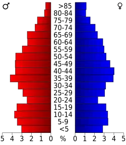 Bevolkingspiramide Stewart County