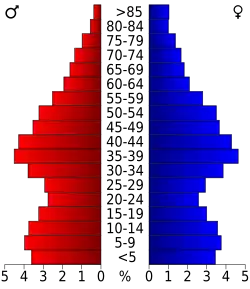 Bevolkingspiramide Suffolk County