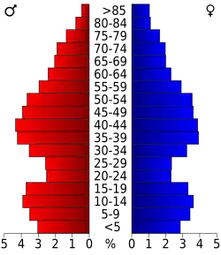 Bevolkingspiramide Sullivan County