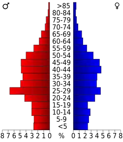 Bevolkingspiramide Teton County