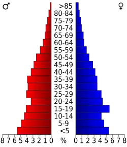 Bevolkingspiramide Tooele County