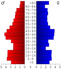 Bevolkingspiramide Worth County