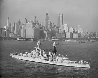USS Colorado in New York (1932)