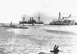 De USS Maine in Havana