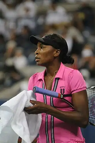 Winnares in het enkelspel, Venus Williams