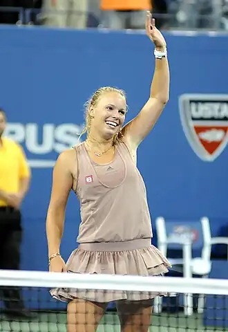 Caroline Wozniacki, winnares in 2009 en 2010