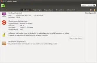 Ubuntu Tweak op Ubuntu 12.10
