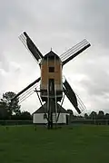 De molen in bedrijf