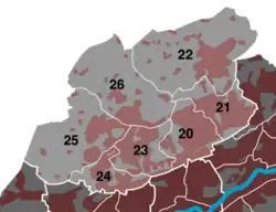 Indeling van de wijk