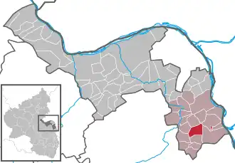 Kaart van Uelversheim