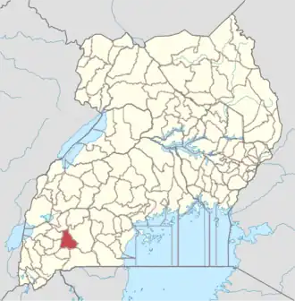 Kaart van Mbarara