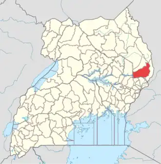 Kaart van Nakapiripirit