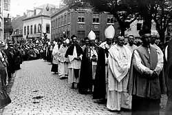 Uitvaartstoet op het Vrijthof