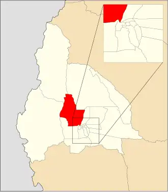 Kaart van departement