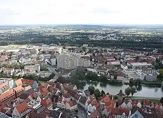 Neu-Ulm (aan de overkant van de Donau)