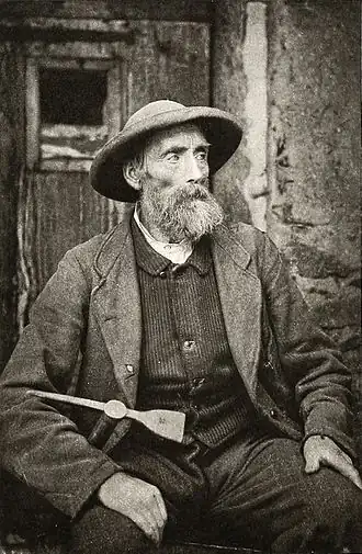 Ulrich Lauener in de jaren 1880, gefotografeerd door William de Wiveleslie Abney.