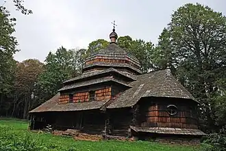 Een houten kerk in Ulucz