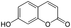 Structuurformule van umbelliferon