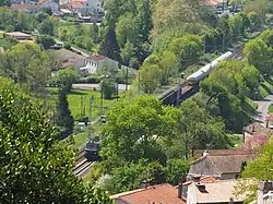 Goederentrein bij Angoulême.