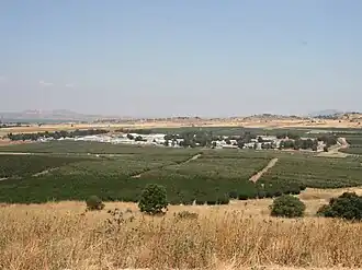 De UNDOF-basis nabij Quneitra anno 2009.