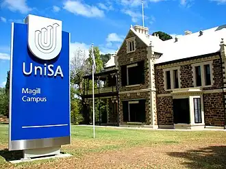 De UniSA campus in Magill