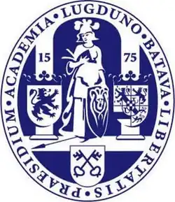 De Universiteit Leiden gebruikt een afbeelding van Minerva in haar embleem