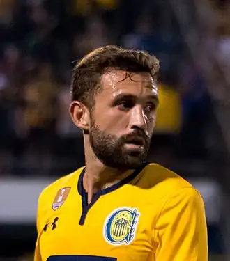 Allione in 2019 als speler van Rosario