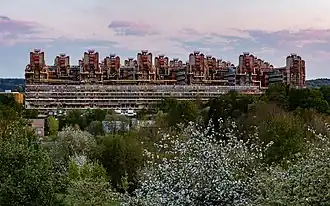 Gezicht vanaf de Campus Melaten (2022)