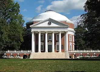 Thomas Jefferson: Rotunda Universiteit van Virginia, 1819