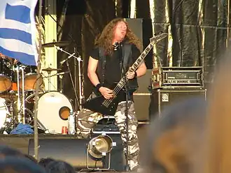 Johnny Hedlund (Unleashed) op Metalcamp 2007