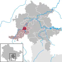 Kaart van Unterweißbach