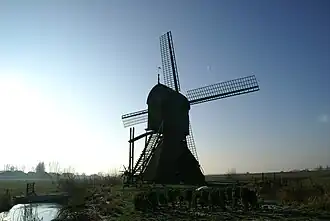 Zandwijkse Molen, eind december 2008
