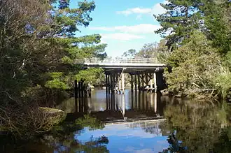 Upper King River-brug nabij Albany