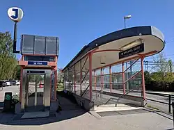 De zuidelijke ingang.