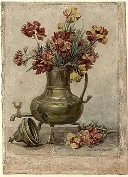 Étude de fleurs (1853), Fécamp, musée des Beaux-Arts d'Angers.