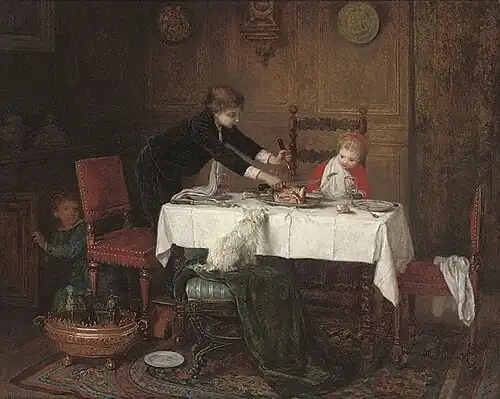 Un repas espiègle (1872), locatie onbekend.
