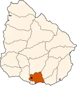 Locatie van Canelones