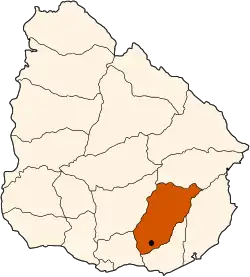 Locatie van Lavalleja