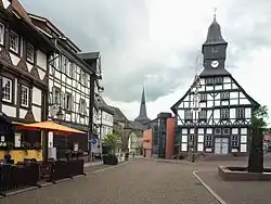 Uslar, Lange Straße, oude raadhuis