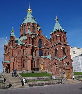 De Oespenski-kathedraal in Helsinki
