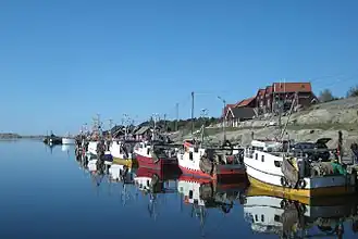 Vissersboten in Utgårdskillen