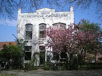 Asphaltfabriek aan de Gansstraat