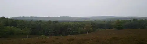 Zicht vanaf de Elsterberg