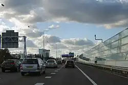 A12 t.h.v. het Marianneviaduct