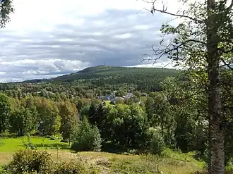 Uitzicht over Solberg