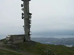 Uitzicht vanaf de berg Kattnakken op Stord