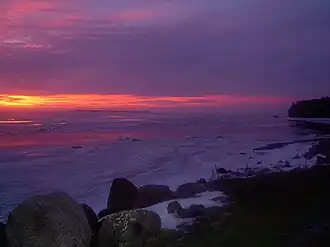 Väinameri bij zonsopgang